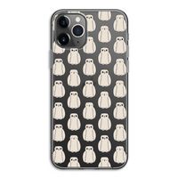 Uilen: iPhone 11 Pro Transparant Hoesje