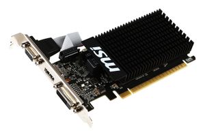 MSI Videokaart Nvidia GeForce GT710 1 GB DDR3-RAM PCIe x16 HDMI, DVI, VGA