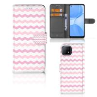 OPPO A73 5G | Telefoon Hoesje | Waves Roze