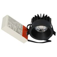 BR6528 LED-inbouwspot verdiept 6,5W 2700K IP54 Dimbaar Zwart