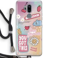 Positivity: LG G7 Thinq Transparant Hoesje met koord