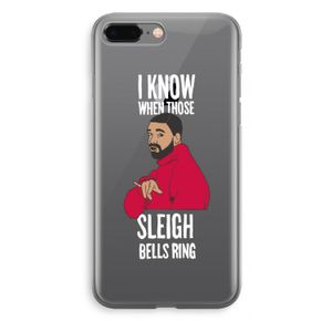 Sleigh Bells Ring: iPhone 8 Plus Transparant Hoesje