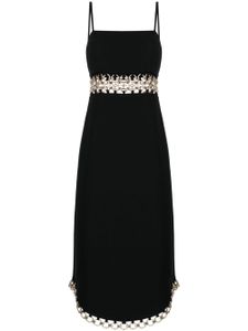 Alexis Tale ring-detail midi dress - Noir