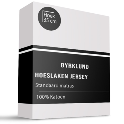 Hoeslaken - Jersey Katoen Stretch - 90x220 cm - Keuze Uit Meerdere Kleuren - Byrklund - Dekbed-Discounter.nl