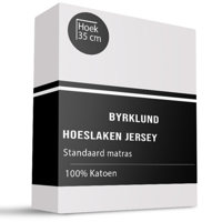 Hoeslaken - Jersey Katoen Stretch - 90x220 cm - Keuze Uit Meerdere Kleuren - Byrklund - Dekbed-Discounter.nl