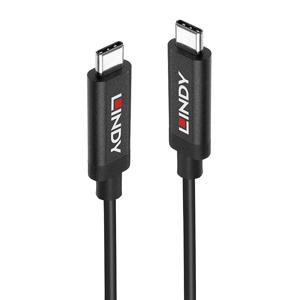 LINDY USB-kabel USB 3.2 Gen2 (USB 3.1 Gen2) USB-C stekker, USB-C stekker 3.00 m Zwart 43348