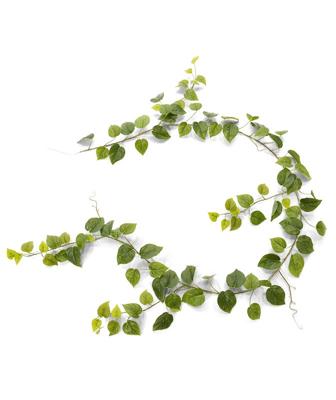 Philodendron kunst guirlande 180cm - groen