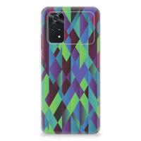 Xiaomi Poco M4 Pro 4G | TPU Hoesje | Abstract Green Blue