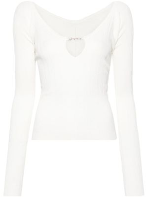 Jacquemus haut Le Haut Pralu - Blanc