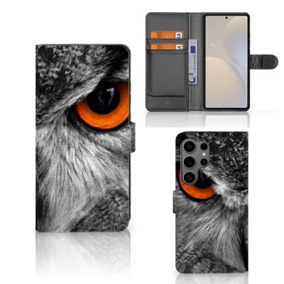 Samsung Galaxy S25 Ultra | Telefoonhoesje | Met pasjeshouder | Uil