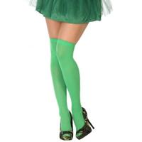 Carnaval verkleed kousen voor dames - Groen - Panty sokken - 40 denier
