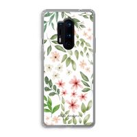 Botanical sweet flower heaven: OnePlus 8 Pro Transparant Hoesje