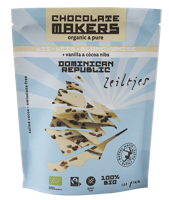 Zeiltjes wit met cacaonibs & vanille bio 100 Gram