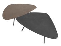 DTP Home Salontafel Plectro Betonlook, Set van 2 stuks - thumbnail