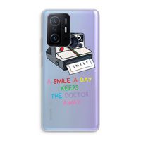 Smile: Xiaomi 11T Transparant Hoesje
