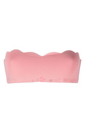 Marysia haut de bikini à bords festonnés - PINK SANDS