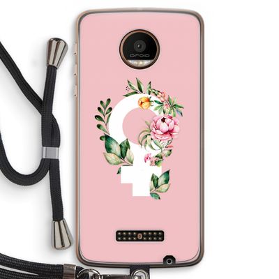 Venus: Motorola Moto Z Force Transparant Hoesje met koord