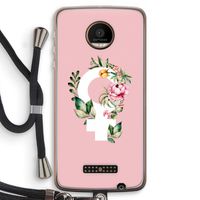 Venus: Motorola Moto Z Force Transparant Hoesje met koord Venus: Motorola Moto Z Force Transparant Hoesje met koord