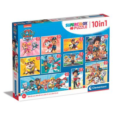 Clementoni PAW Patrol 10-in-1 puzzelset - 18 + 30 + 48 + 60 stukjes