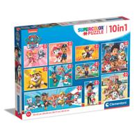 Clementoni PAW Patrol 10-in-1 puzzelset - 18 + 30 + 48 + 60 stukjes