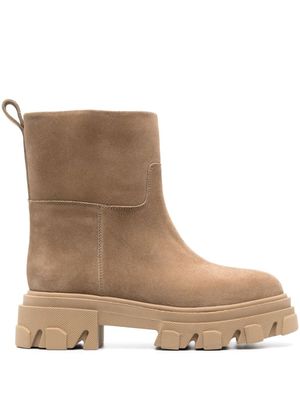 GIABORGHINI bottines en cuir - Tons neutres