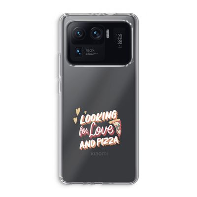 Pizza is the answer: Xiaomi Mi 11 Ultra Transparant Hoesje