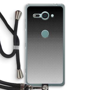 Musketon Halftone: Sony Xperia XZ2 Compact Transparant Hoesje met koord