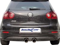 InoxCar uitlaat passend voor Volkswagen Golf V R32 3.2 V6 (250pk) 2004- Links/Rechts 102mm IXOVW06102