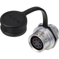 Weipu SF1212/S6 Ronde connector Koppeling, recht Totaal aantal polen: 6 Serie (ronde connectoren): SF12 1 stuk(s)