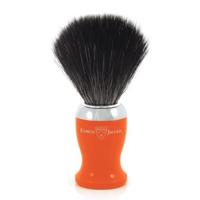 Edwin Jagger Shaving Brushes Synthetic Orange & Chrome Plated Ref.21SB720CR 1Stuks