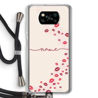 Kusjes: Xiaomi Poco X3 NFC Transparant Hoesje met koord