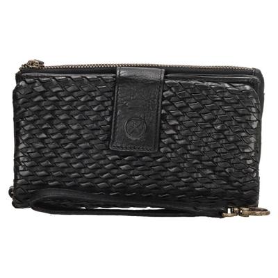 Hide en Stitches Clutch/Portemonnee Atlas Zwart