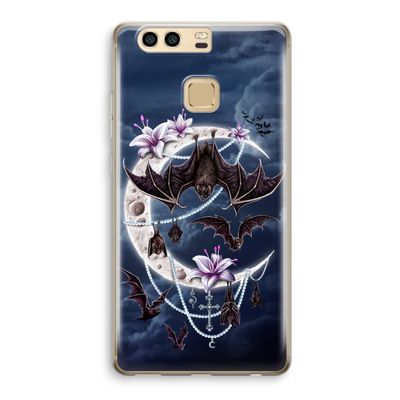 Vleermuizen Maan: Huawei P9 Transparant Hoesje