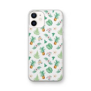 Ananas bladeren: iPhone 12 Transparant Hoesje