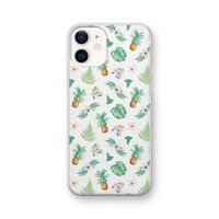 Ananas bladeren: iPhone 12 Transparant Hoesje