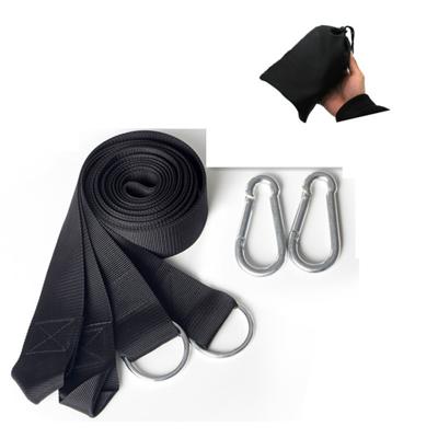 Outdoor Camping wandelen must-have hangmat riem touw metalen gesp load stropdas touw willekeurige kleur levering