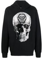 Philipp Plein hoodie à logo imprimé - Noir