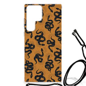 Case Anti-shock voor Samsung Galaxy S23 Ultra Snakes