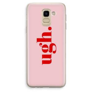 Ugh: Samsung Galaxy J6 (2018) Transparant Hoesje