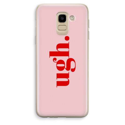 Ugh: Samsung Galaxy J6 (2018) Transparant Hoesje