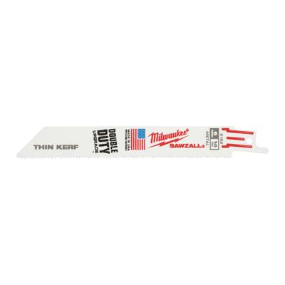 Milwaukee Reciprozaagbladen | THIN KERF | Metaal | 150mm x 14 Tpi | 5 stuks - 48475182