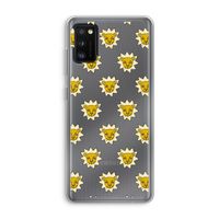 Leeuwenkoppen: Samsung Galaxy A41 Transparant Hoesje