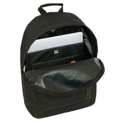 Schoolrugzak Kappa kappa basics Zwart 31 x 41 x 16 cm