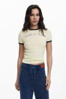 T-shirt "Not a Doll" - YELLOW - L