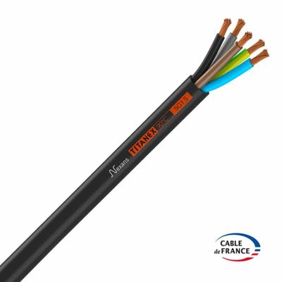 Rubber kabel 5 x 1,5mm² Nexans H07RN-F ECA neopreen Titanex 100 meter