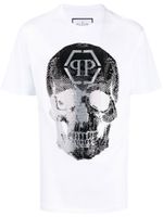 Philipp Plein t-shirt à imprimé SS Skull - Blanc