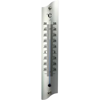 TalenTools Thermometer - buiten - metaal - 22 cm
