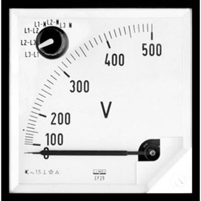 Lumel EP27 500V EP27 500V Inbouwmeter EP27 500 V 500 V/AC Weekijzer Lumel EP27 500V EP27 500V Inbouwmeter EP27 500 V 500 V/AC Weekijzer