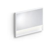 Clou Look At Me Spiegel 2700K LED-Verlichting IP44 Omlijsting In Mat Wit 110x8x80cm - thumbnail