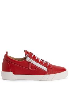 Giuseppe Zanotti baskets Frankie en cuir - Rouge